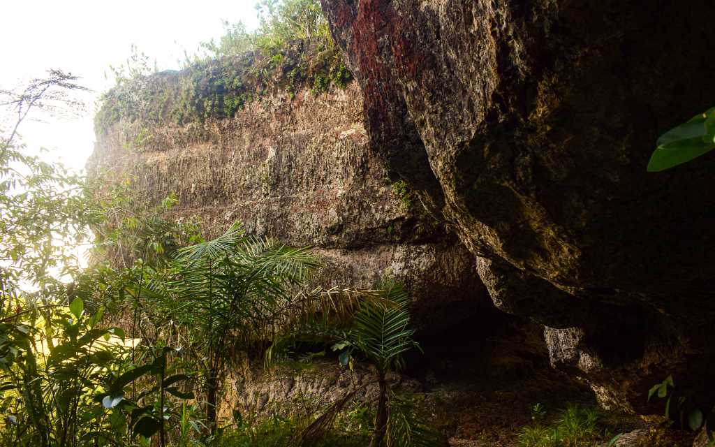 hermosa textura de rocas en ciudad de piedra en san jose del guaviare