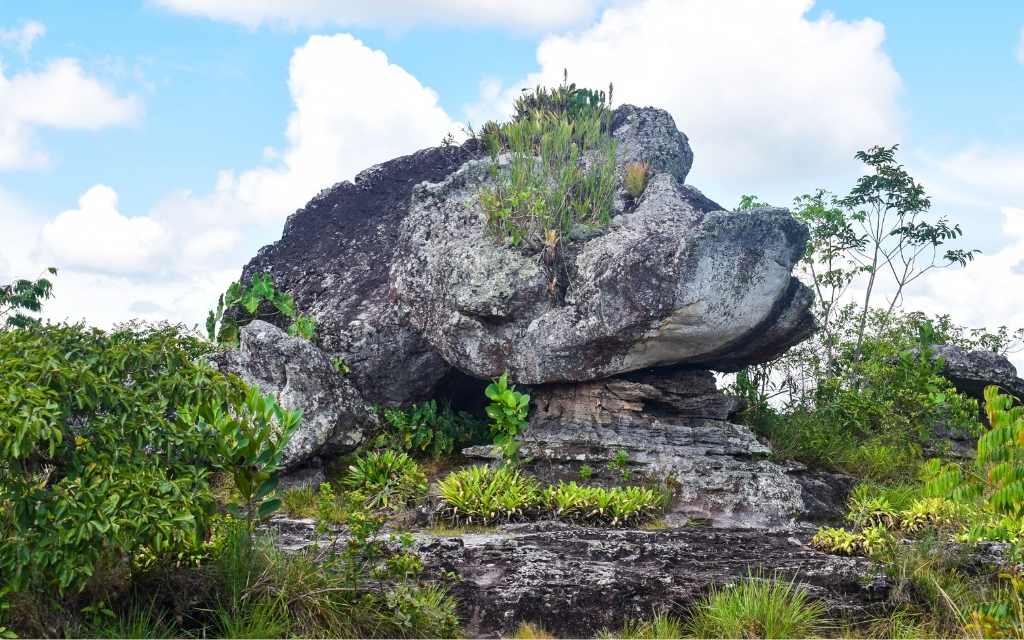 rocas con formas de animales en tuneles naturales atractivo turistico del guaviare